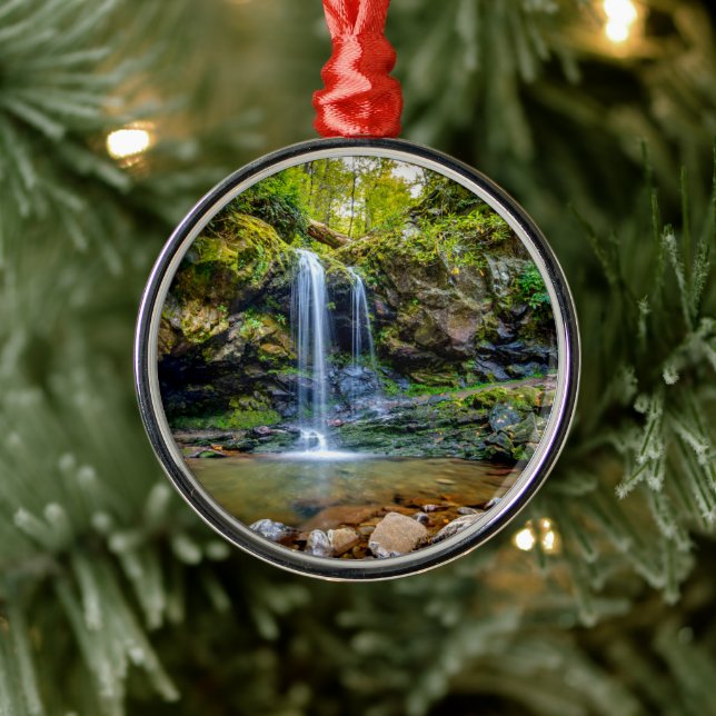 Waterfalls | Smokey Mountain National Park Metal Tree Decoration (Tree)