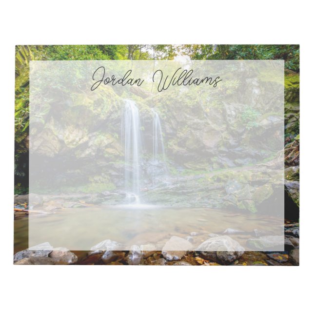 Waterfalls | Smokey Mountain National Park Notepad (Front)