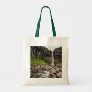 Waterfalls   Svartifoss Waterfall, South Iceland Tote Bag