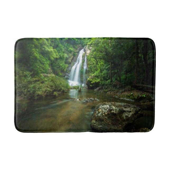 Waterfalls | Tamnung Waterfall, Phuket Thailand Bath Mat (Front)