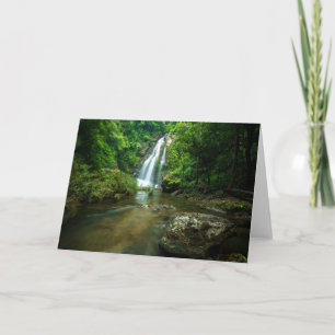 Waterfalls   Tamnung Waterfall, Phuket Thailand Card
