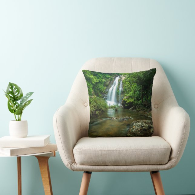 Waterfalls | Tamnung Waterfall, Phuket Thailand Cushion (Chair)