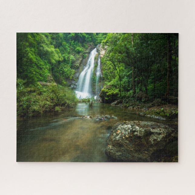 Waterfalls | Tamnung Waterfall, Phuket Thailand Jigsaw Puzzle (Horizontal)
