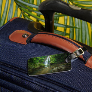 Waterfalls Tamnung Waterfall, Phuket Thailand Luggage Tag