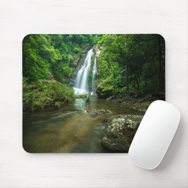 Waterfalls | Tamnung Waterfall, Phuket Thailand Mouse Mat (With Mouse)