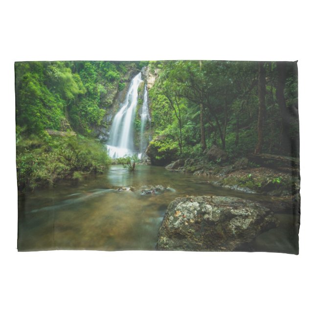 Waterfalls | Tamnung Waterfall, Phuket Thailand Pillowcase (Front)