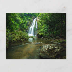Waterfalls Tamnung Waterfall, Phuket Thailand Postcard