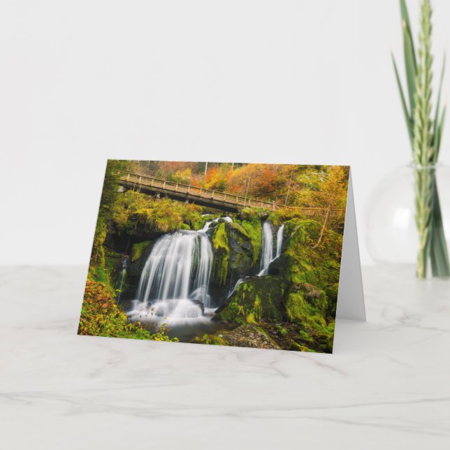 Waterfalls | Triberg Waterfalls, Germany Card (Front)