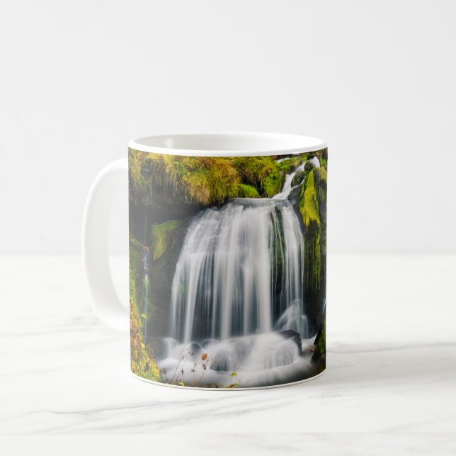 Waterfalls | Triberg Waterfalls, Germany Coffee Mug (Front Left)