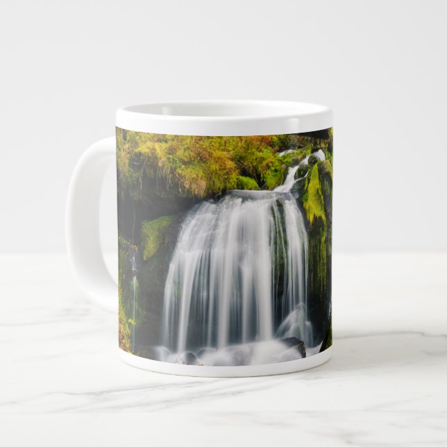 Waterfalls | Triberg Waterfalls, Germany Large Coffee Mug (Front Left)