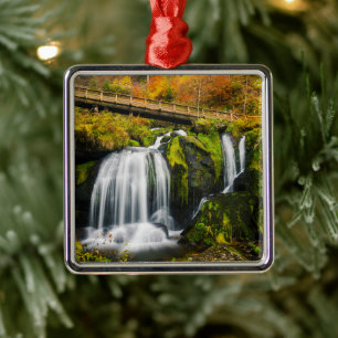 Waterfalls Triberg Waterfalls, Germany Metal Tree Decoration