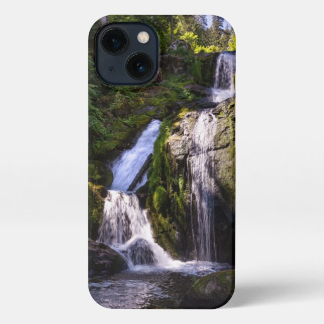 Waterfalls | Triberger Wasserfälle, Germany iPhone Case (Back)