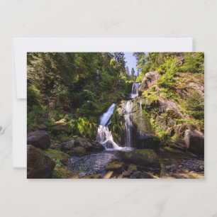 Waterfalls Triberger Wasserfälle, Germany Thank You Card