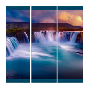 Waterfalls   triptych