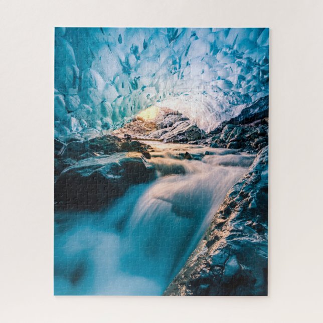 Waterfalls | Vatnajokull Glacier, Eastern Iceland Jigsaw Puzzle (Vertical)