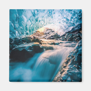 Waterfalls Vatnajokull Glacier, Eastern Iceland Magnet