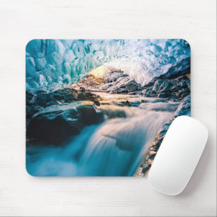 Waterfalls Vatnajokull Glacier, Eastern Iceland Mouse Mat