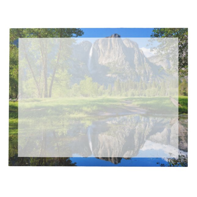 Waterfalls | Yosemite Falls, California Notepad (Front)