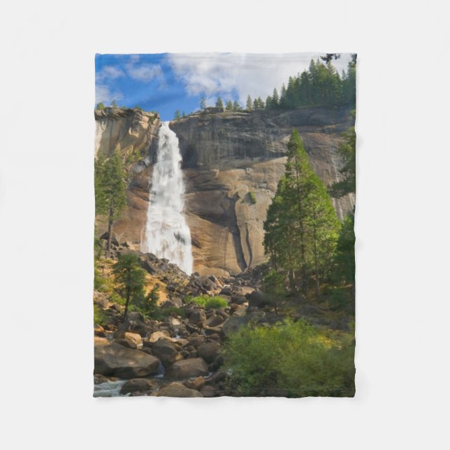 Waterfalls | Yosemite National Park Fleece Blanket (Front)