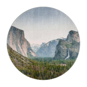 Waterfalls   Yosemite Valley National Park Cutting Board
