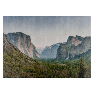 Waterfalls   Yosemite Valley National Park Cutting Board