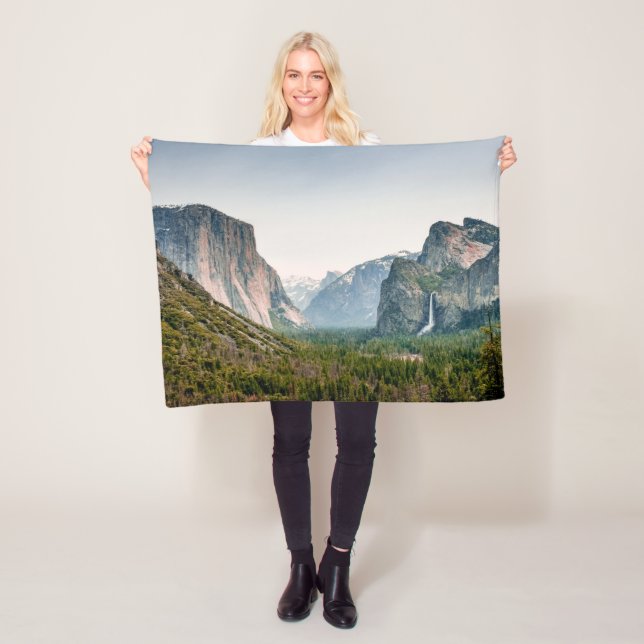 Waterfalls | Yosemite Valley National Park Fleece Blanket (In Situ)
