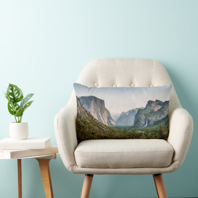 Waterfalls | Yosemite Valley National Park Lumbar Cushion (Chair)