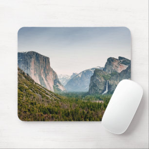 Waterfalls Yosemite Valley National Park Mouse Mat