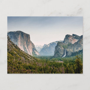Waterfalls   Yosemite Valley National Park Postcard