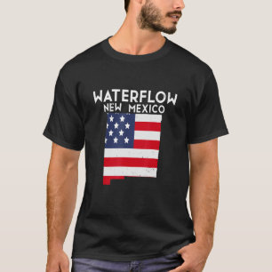 WATERFLOW USA State America Travel New Mexican New T-Shirt