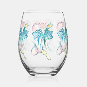 Waterfly 2 stemless wine glass