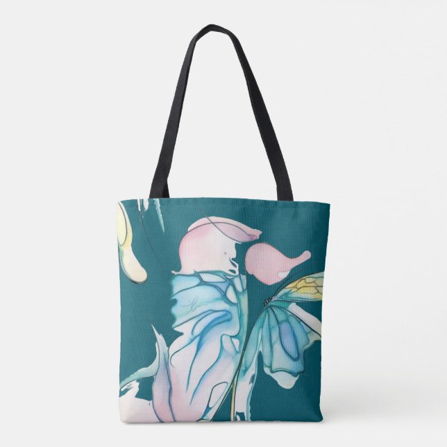 Waterfly 2 tote bag (Back)