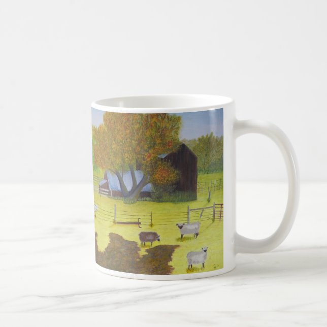 Waterford Barn & Sheep Coffee Mug (Right)