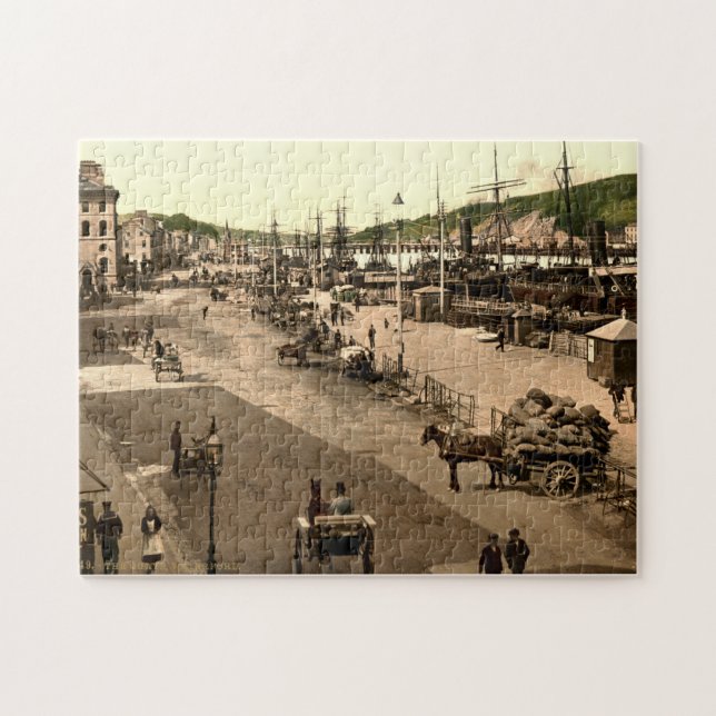 Waterford Quays c1900, Ireland jigsaw puzzle (Horizontal)