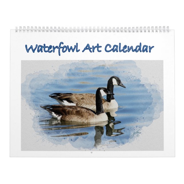 Waterfowl Art Calendar (Cover)