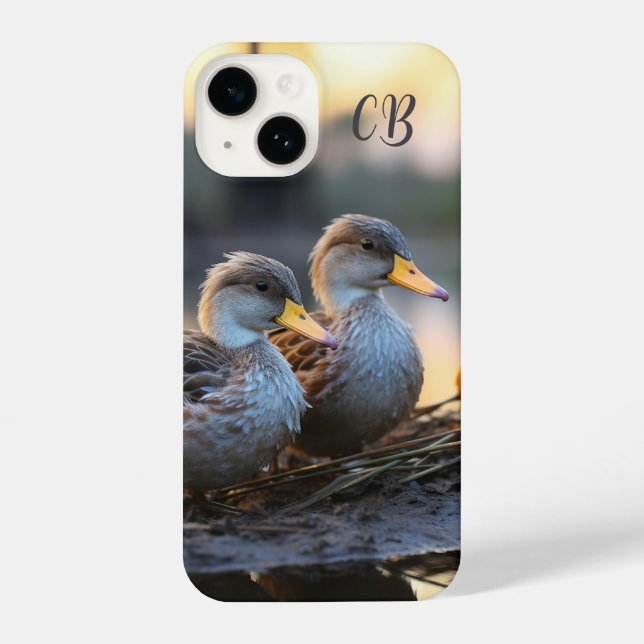 Waterfowl Ducks Birds Wildlife Nature Animal art iPhone Case (Back)