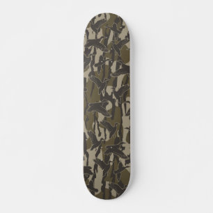 Waterfowl Hunting Camo Duck Hunters Skateboard