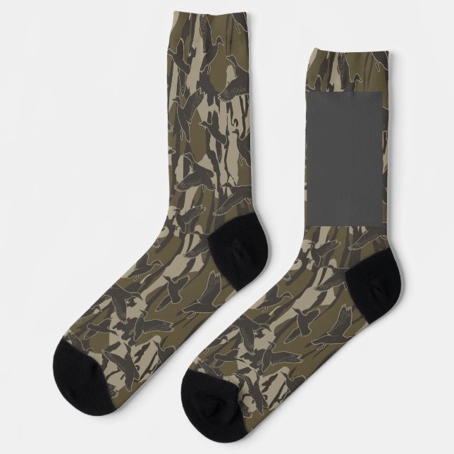 Waterfowl Hunting Camo Duck Hunters  Socks (Left)