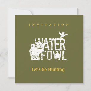 Waterfowl Hunting Invitation