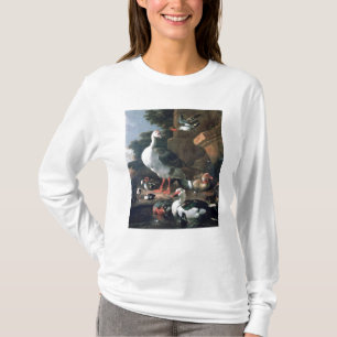 Waterfowl in a classical landscape, 17th century T-Shirt