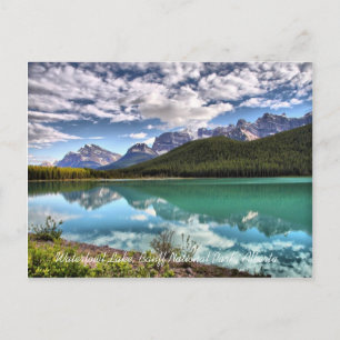 Waterfowl Lake Banff National Park Postcard
