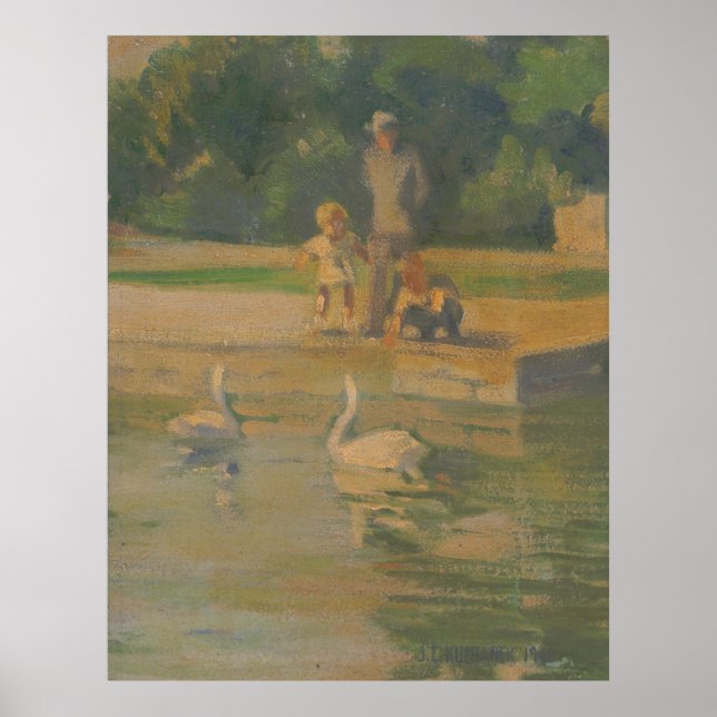 Waterfowl Lake – Kulhanek Brookside Zoo Poster (Front)