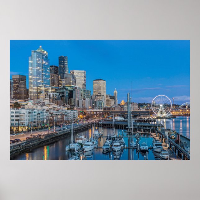 Waterfront and Downtown Poster (Front)