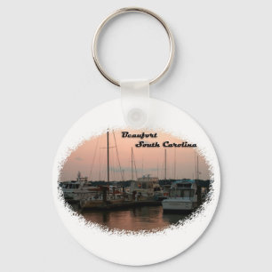 Waterfront, Beaufort, SC Key Ring