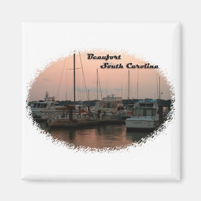 Waterfront, Beaufort, SC Magnet (Front)