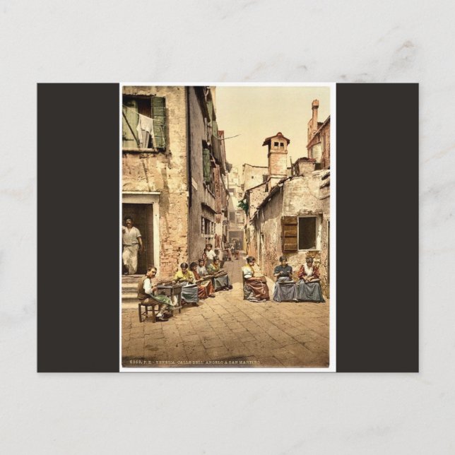 Waterfront, Garda, Lake of, Italy classic Photochr Postcard (Front)