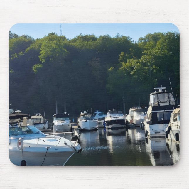 Waterfront Marina Mouse Mat (Front)