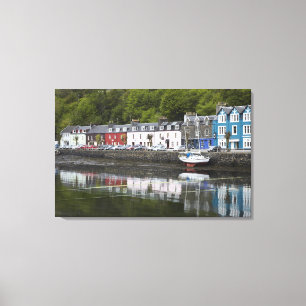 Waterfront, Tobermory, Isle of Mull, Scotland, 2 Canvas Print