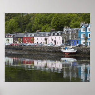Waterfront, Tobermory, Isle of Mull, Scotland, 2 Poster