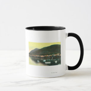 Waterfront View of Indian TownSitka, AK Mug